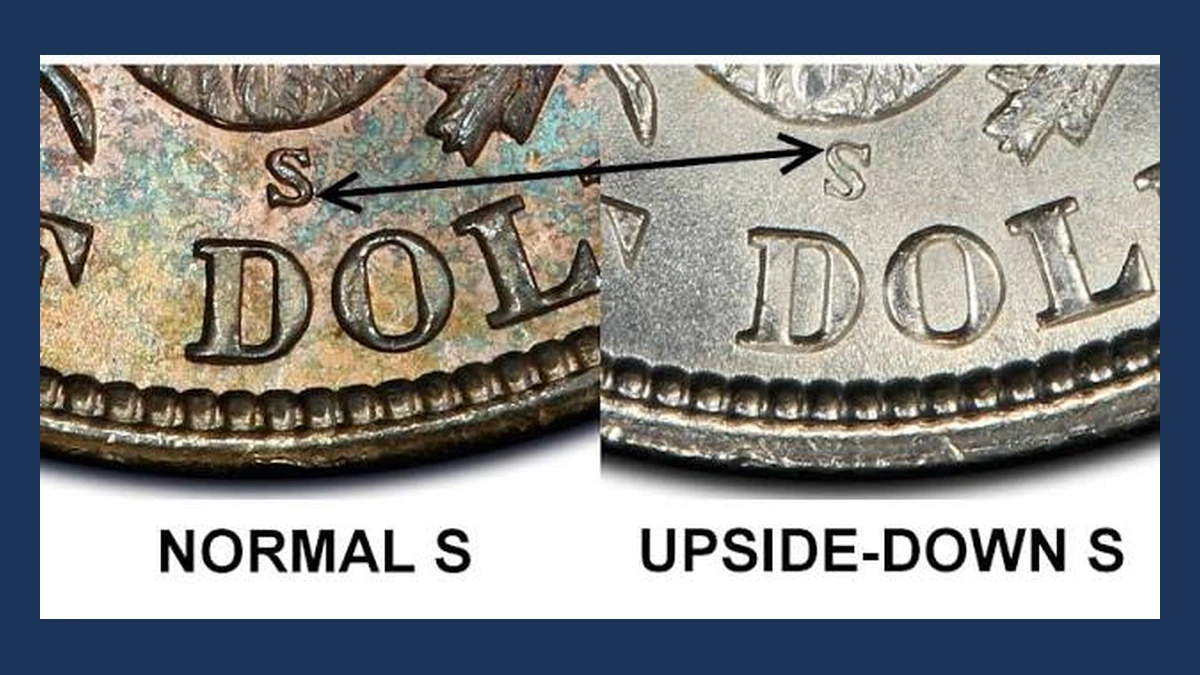 1909 Barber Half Dollar: Inverted Mintmark