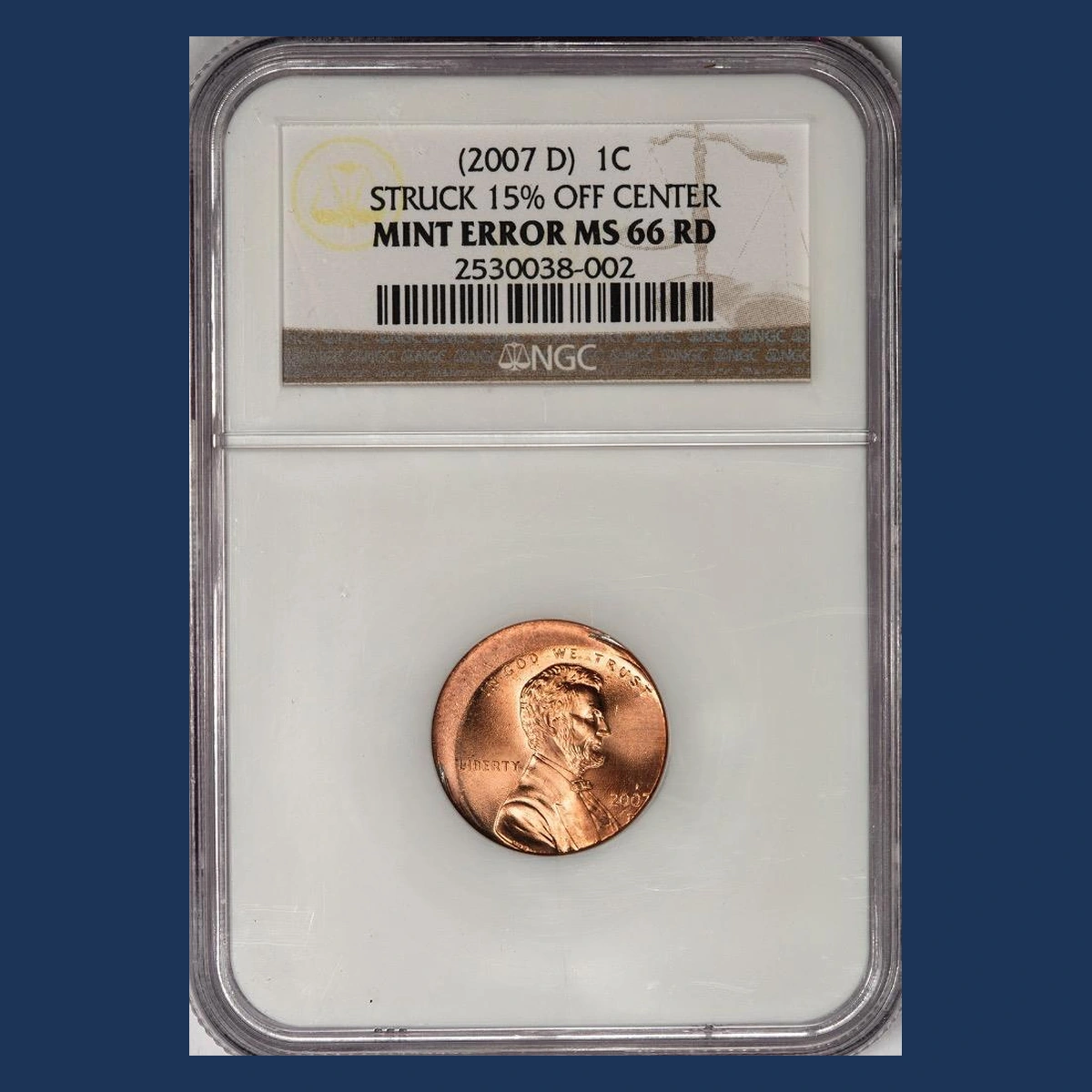 2007 Lincoln Penny: Off-Center Strike