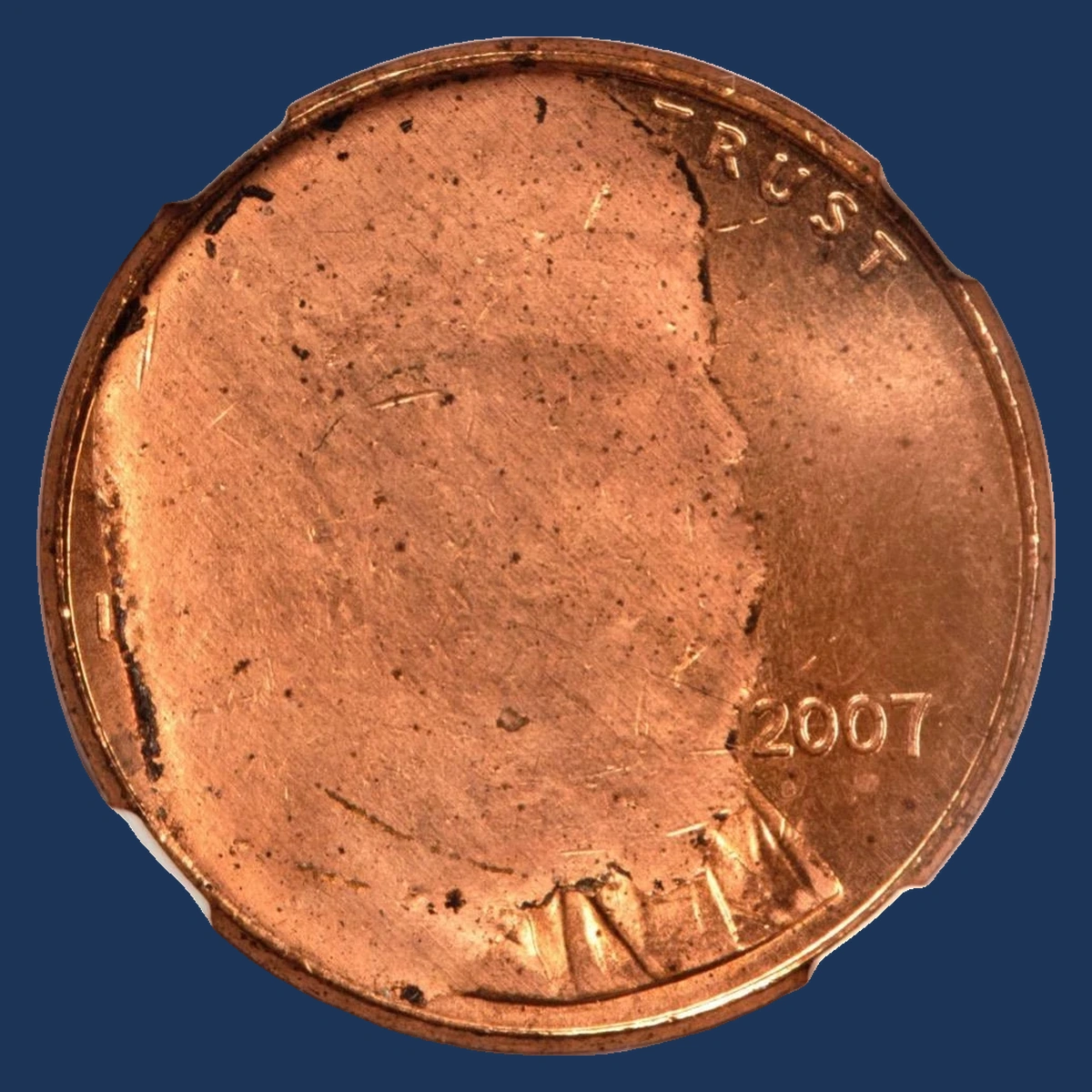 2007 Lincoln Penny: Struck-Through Error