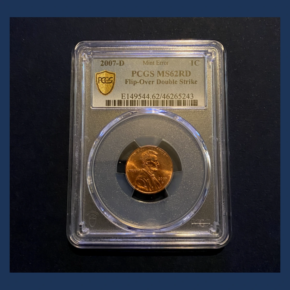 2007 Lincoln Penny: Flip-Over Double Strike