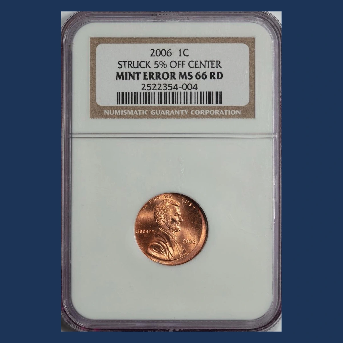 2006 Lincoln Penny: Off-Center Strike