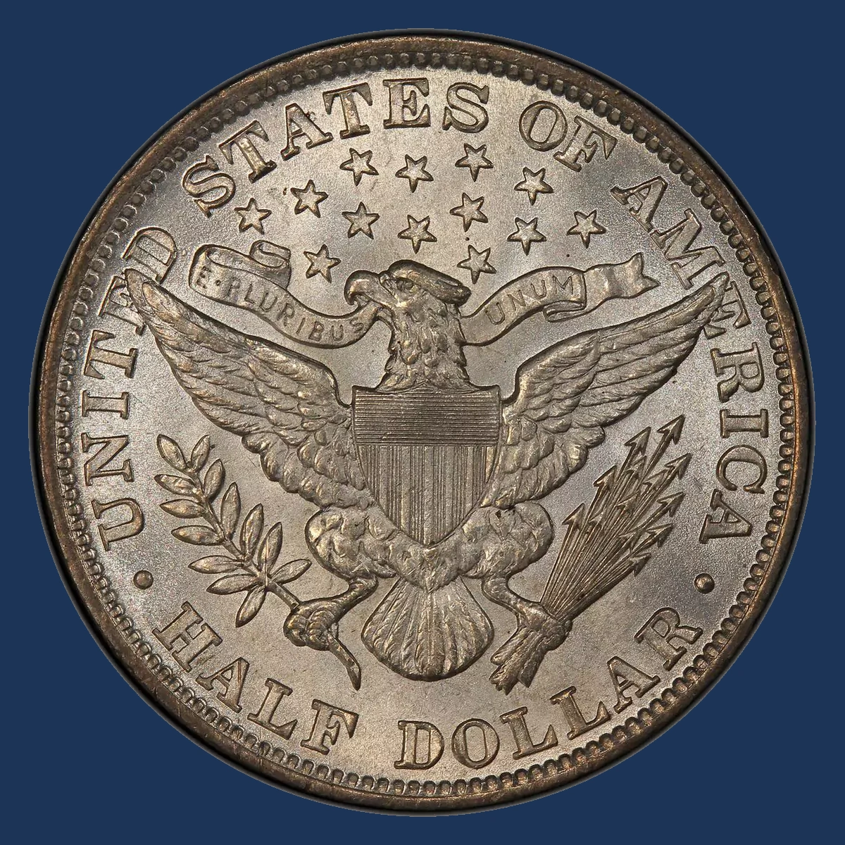 1893 TDR FS-801 Barber Half Dollar