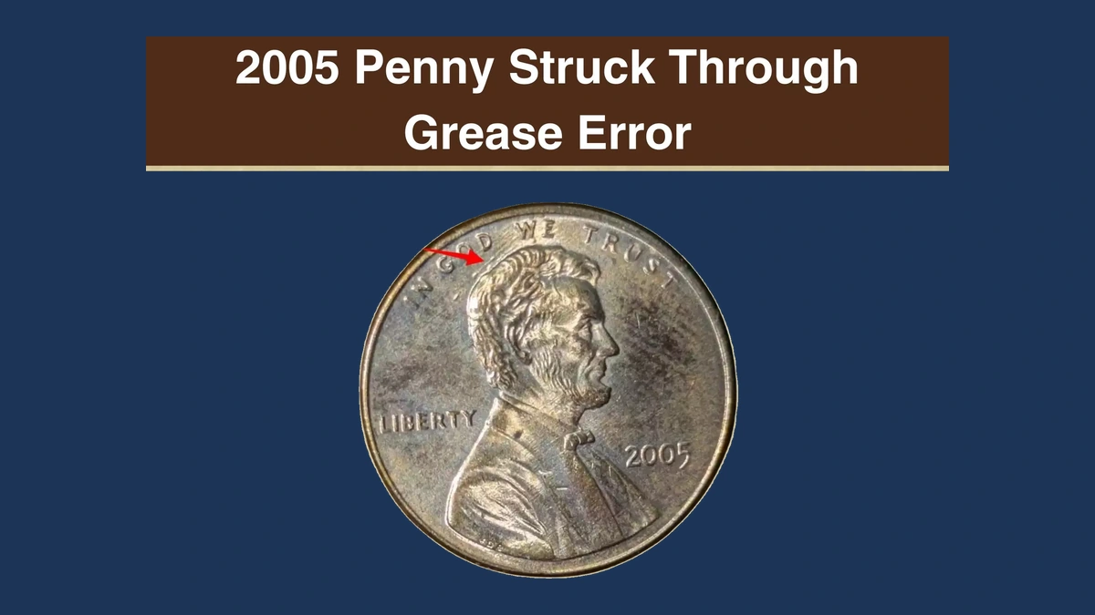 2005 Lincoln Penny: Struck-Through Error