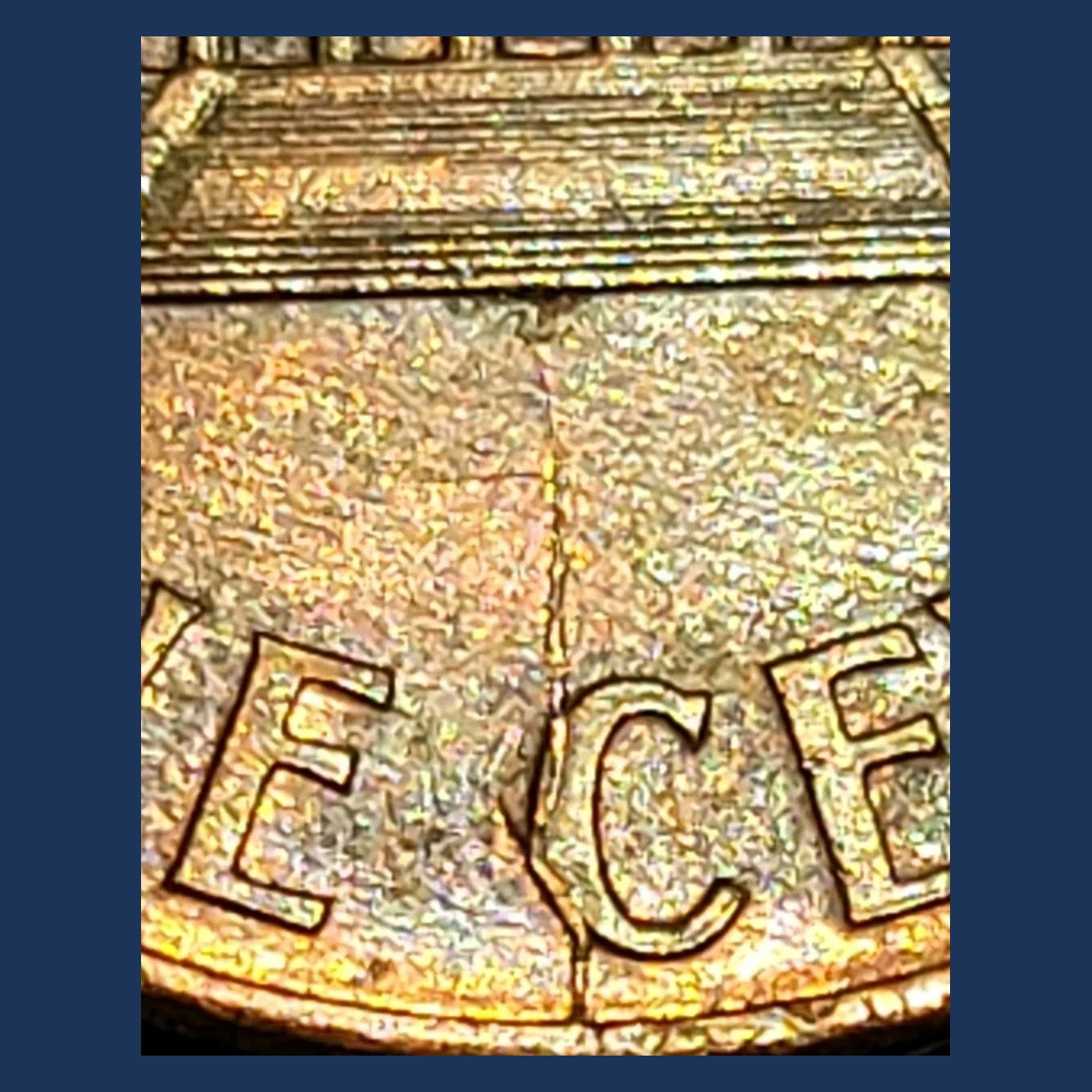 2005 Lincoln Penny: Die Crack / Die Chip
