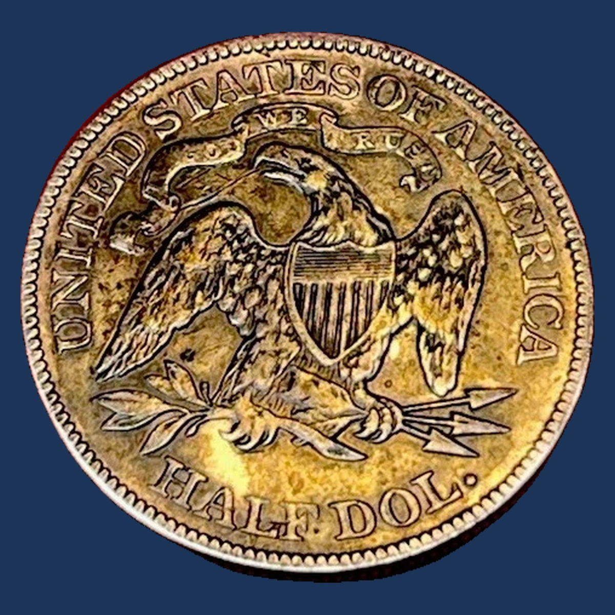 1877 Liberty Seated Half Dollar: Die Clash