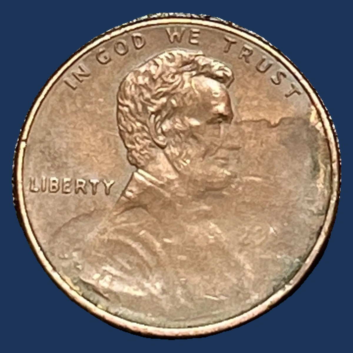2002 Lincoln Penny: Struck-Through Error