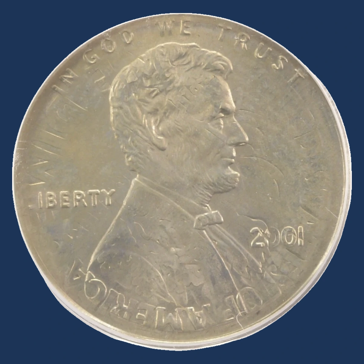 2001 Lincoln Penny: Wrong Planchet / Off-Metal Strike