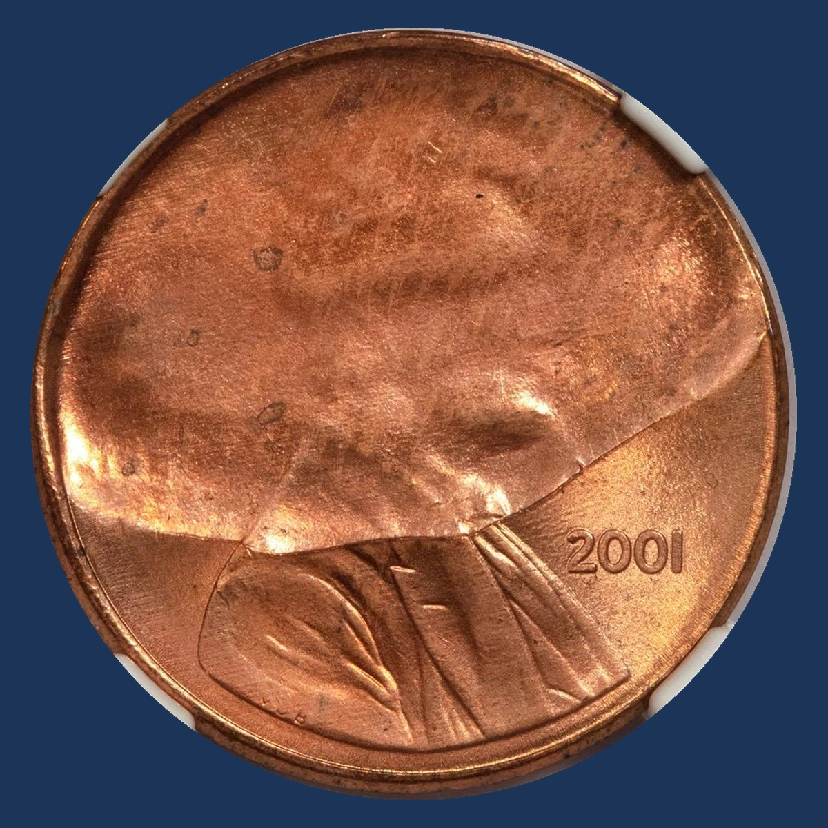 2001 Lincoln Penny: Struck-Through Error