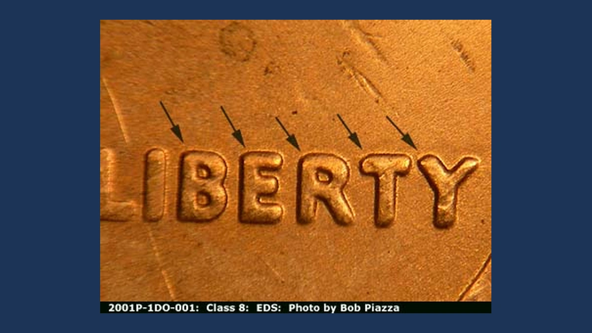2001 Lincoln Penny: Doubled Die