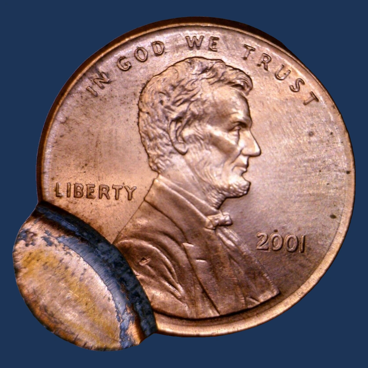2001 Lincoln Penny: Double / Multiple Strike