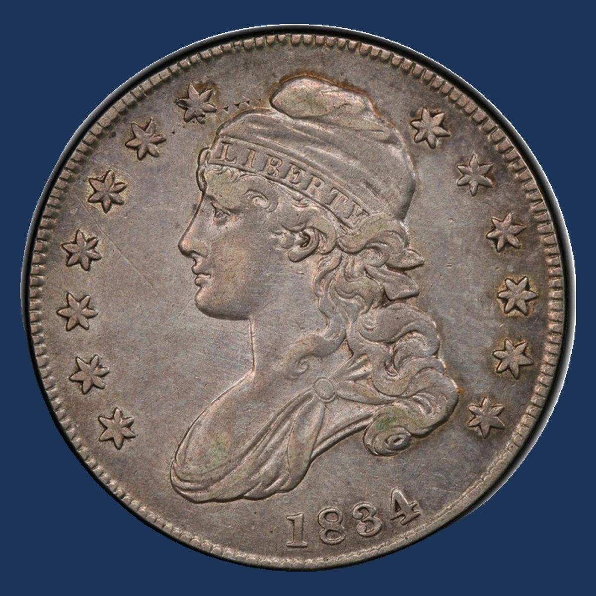 1834 Capped Bust Half Dollar: Multiple Strike