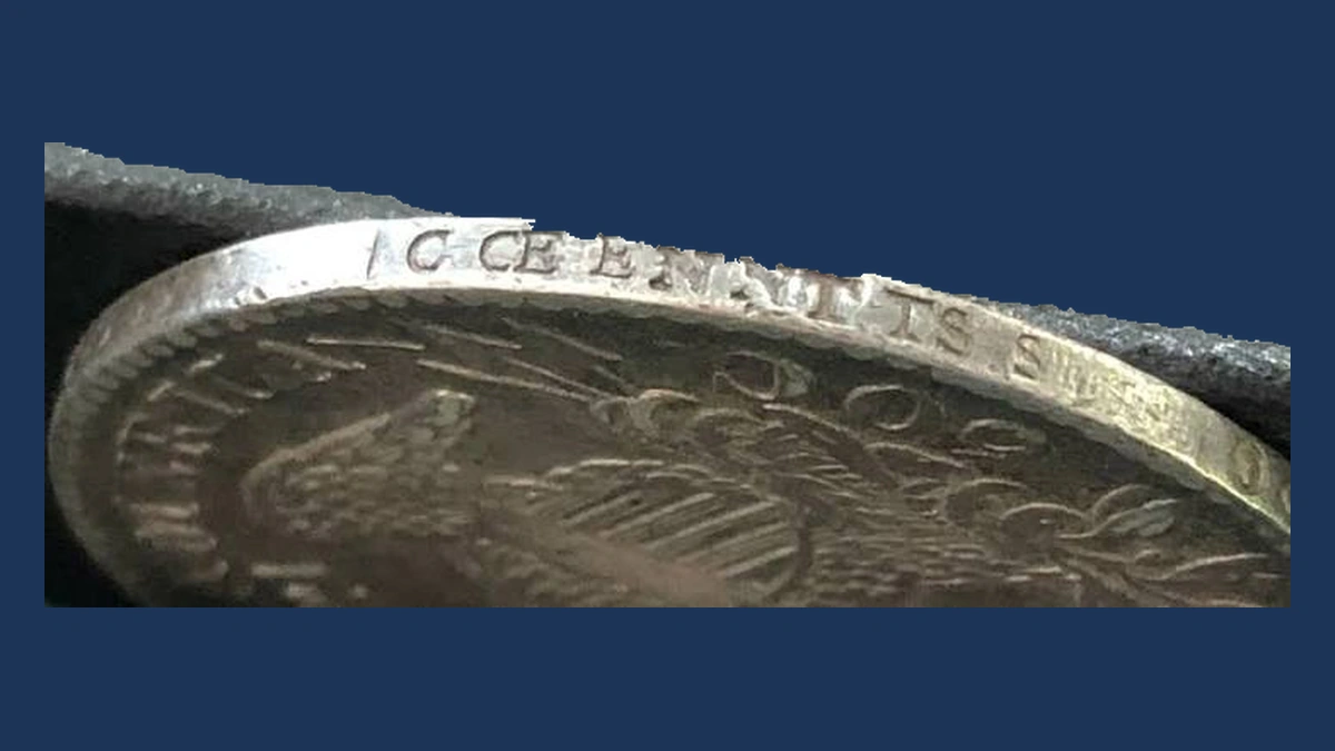 1834 Capped Bust Half Dollar: Doubled Edge Lettering