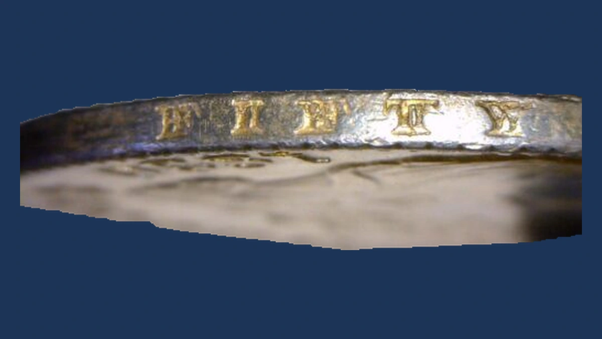 1830 Capped Bust Half Dollar: Edge Letter Other