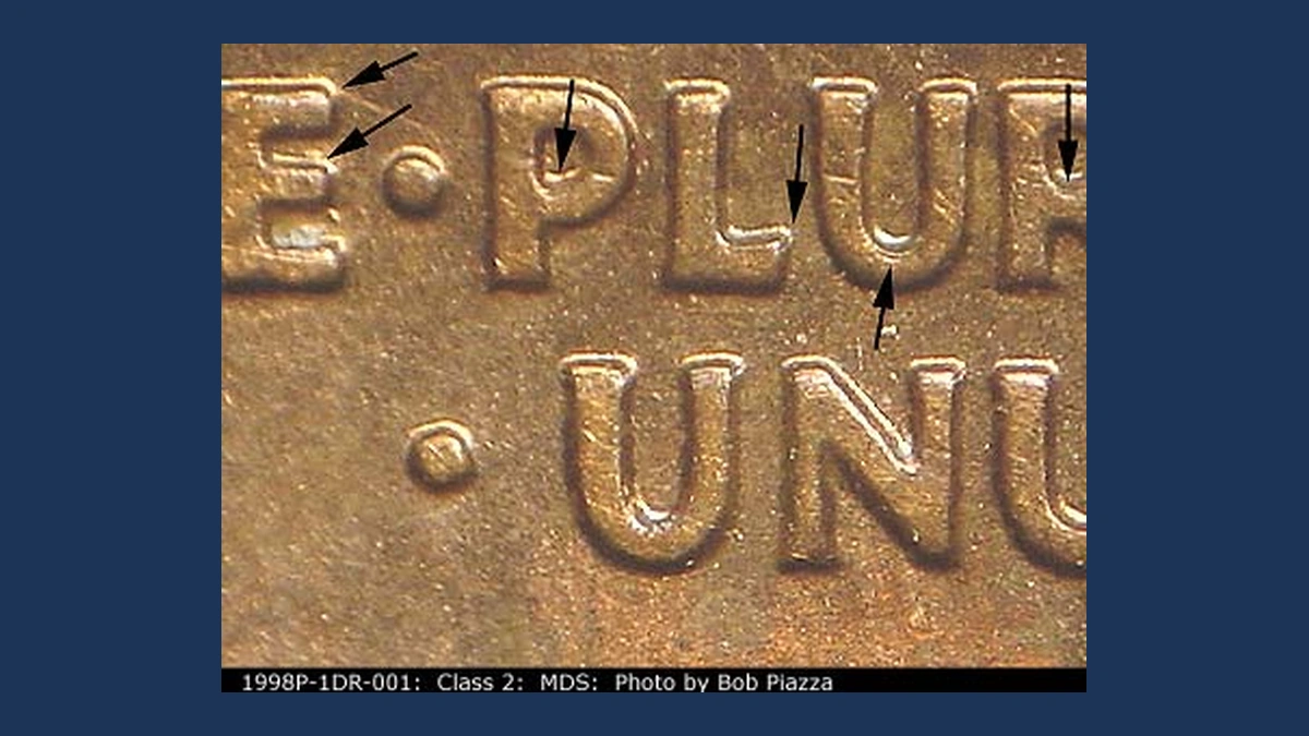 1998 Lincoln Penny: Doubled Die