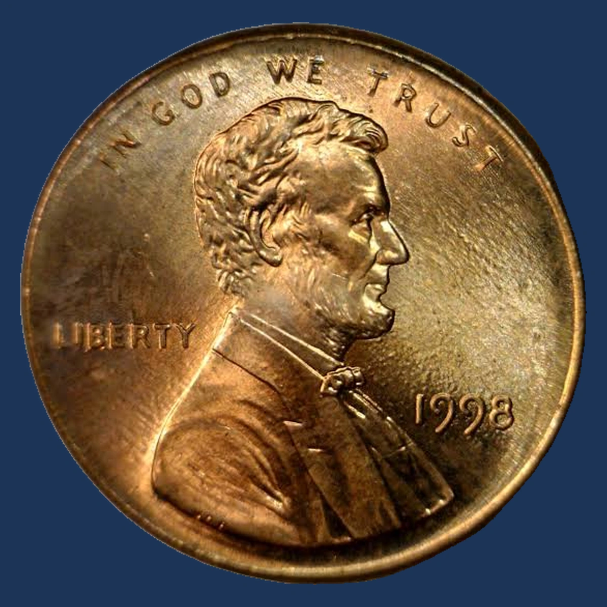 1998 Lincoln Cent (Modern): Broadstrike