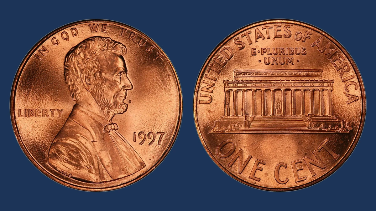 1997 Lincoln Penny: Doubled Ear