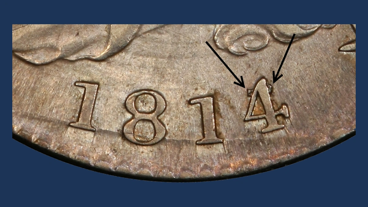 1814 Capped Bust Half Dollar: Overdate