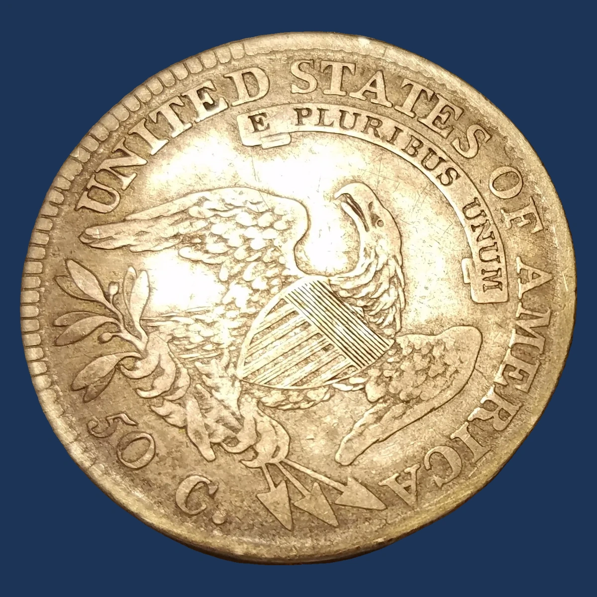 1812 Capped Bust Half Dollar: Rotated Dies