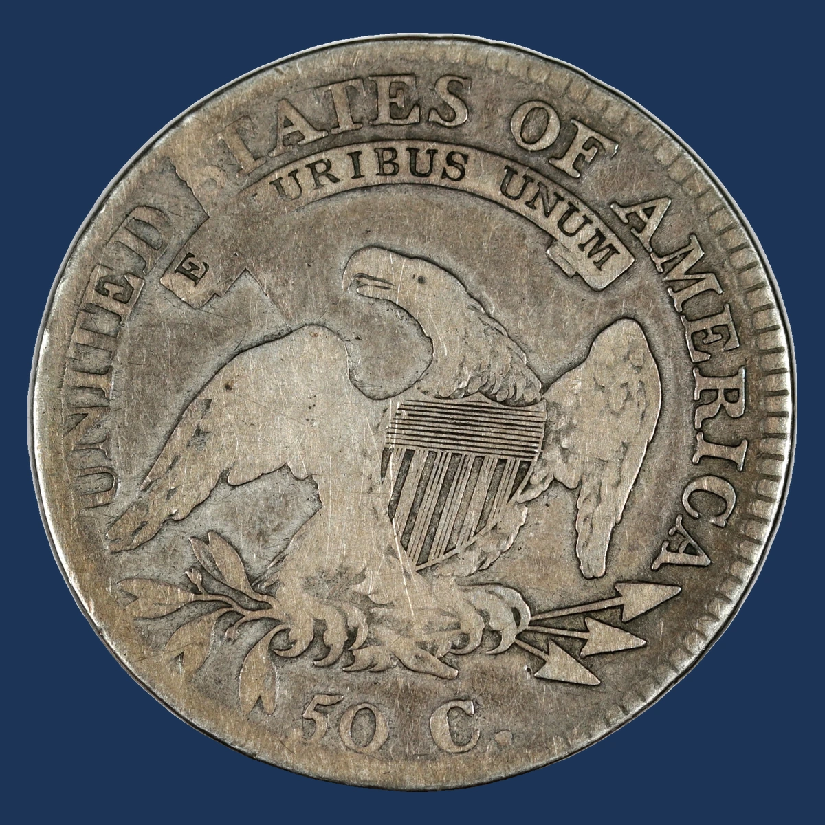 1811 Capped Bust Half Dollar: Die Crack