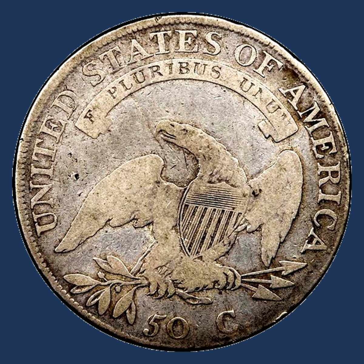 1807 Capped Bust Half Dollar: Repunched Design