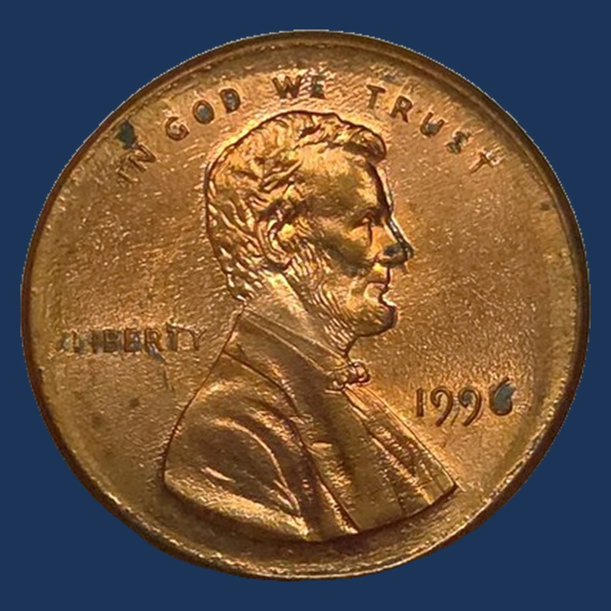1996 Lincoln Cent (Modern): Broadstrike