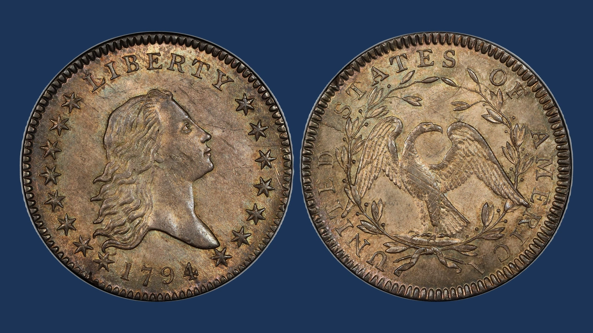 1794 Flowing Hair Half Dollar: Die Crack / Die Chip