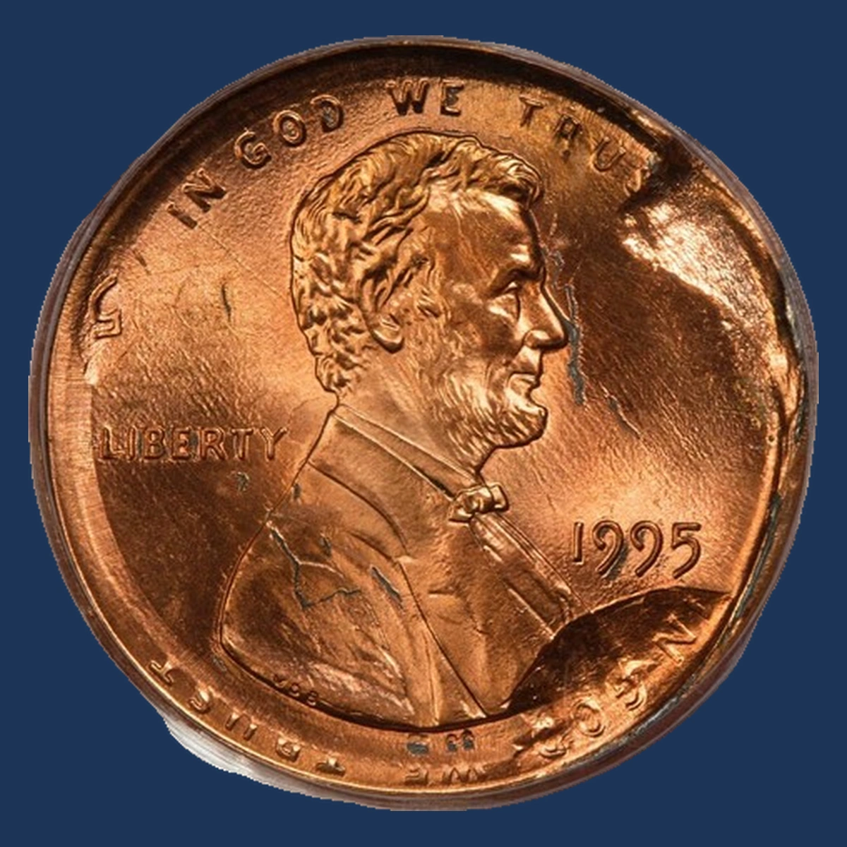 1995 Lincoln Penny: Rotated Double Strike