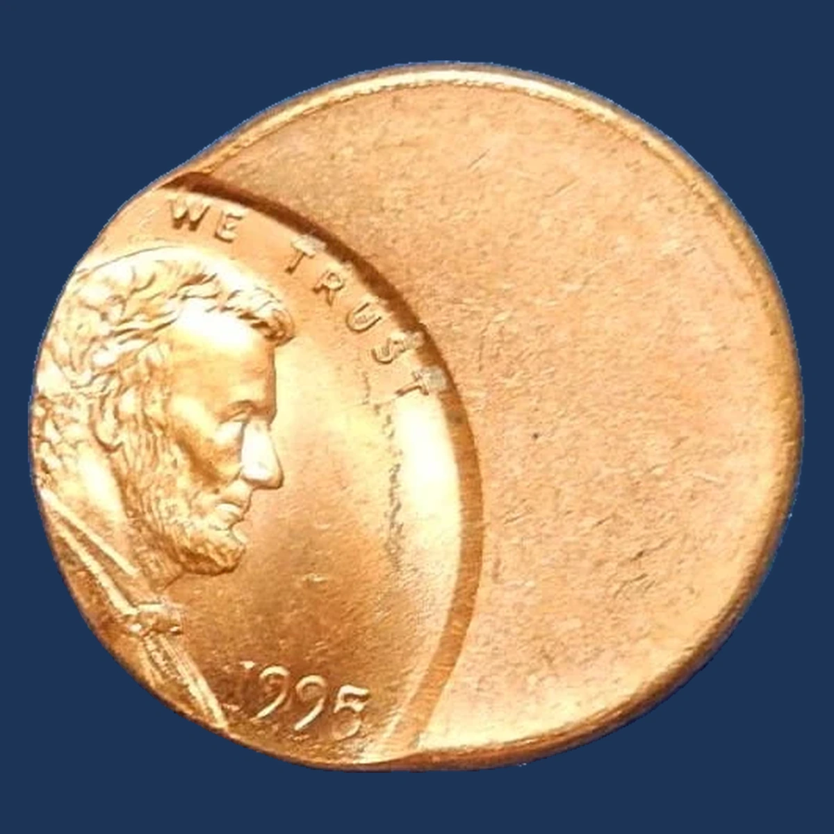 1995 Lincoln Penny: Off-Center Strike