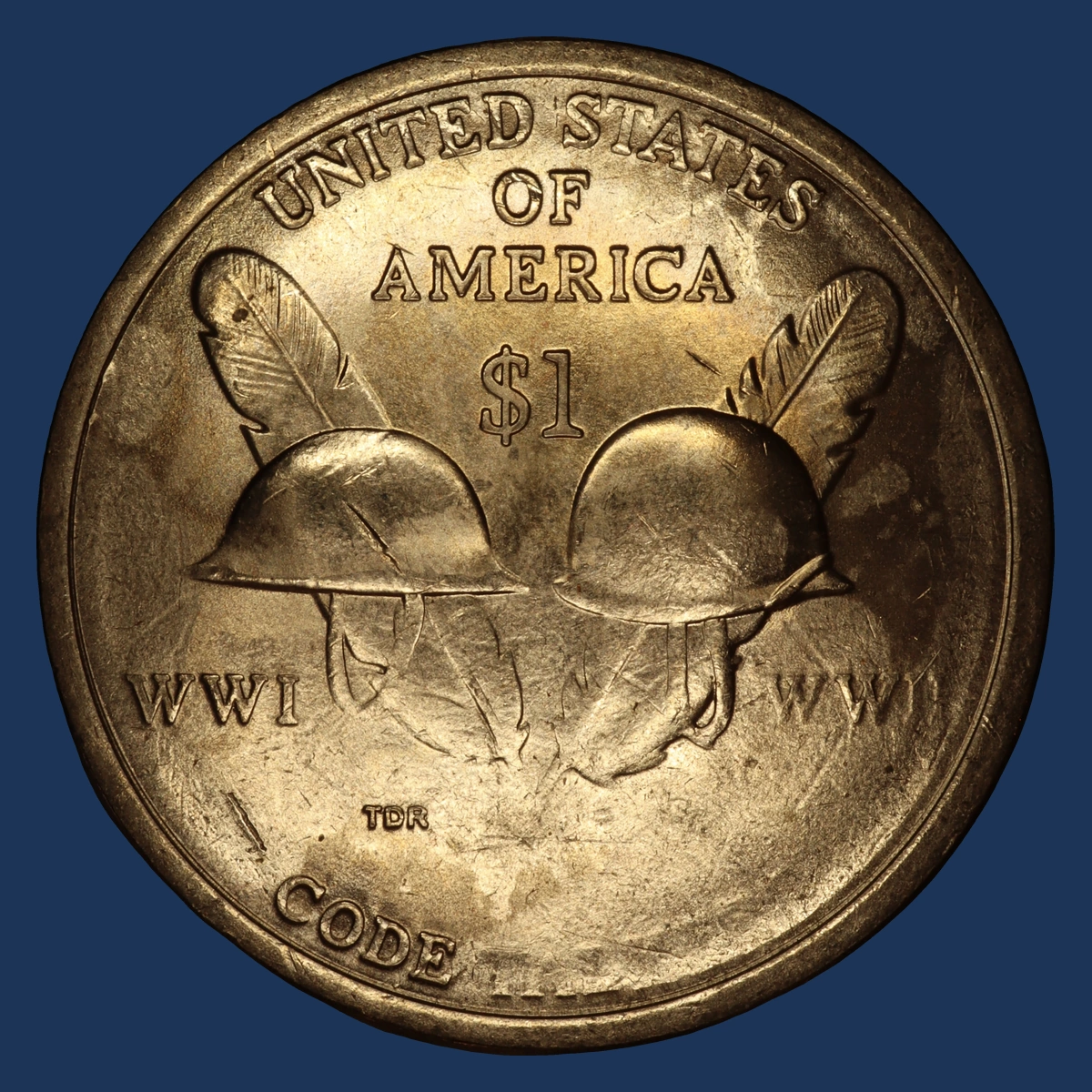 2016 Sacagawea Dollar: Struck Through