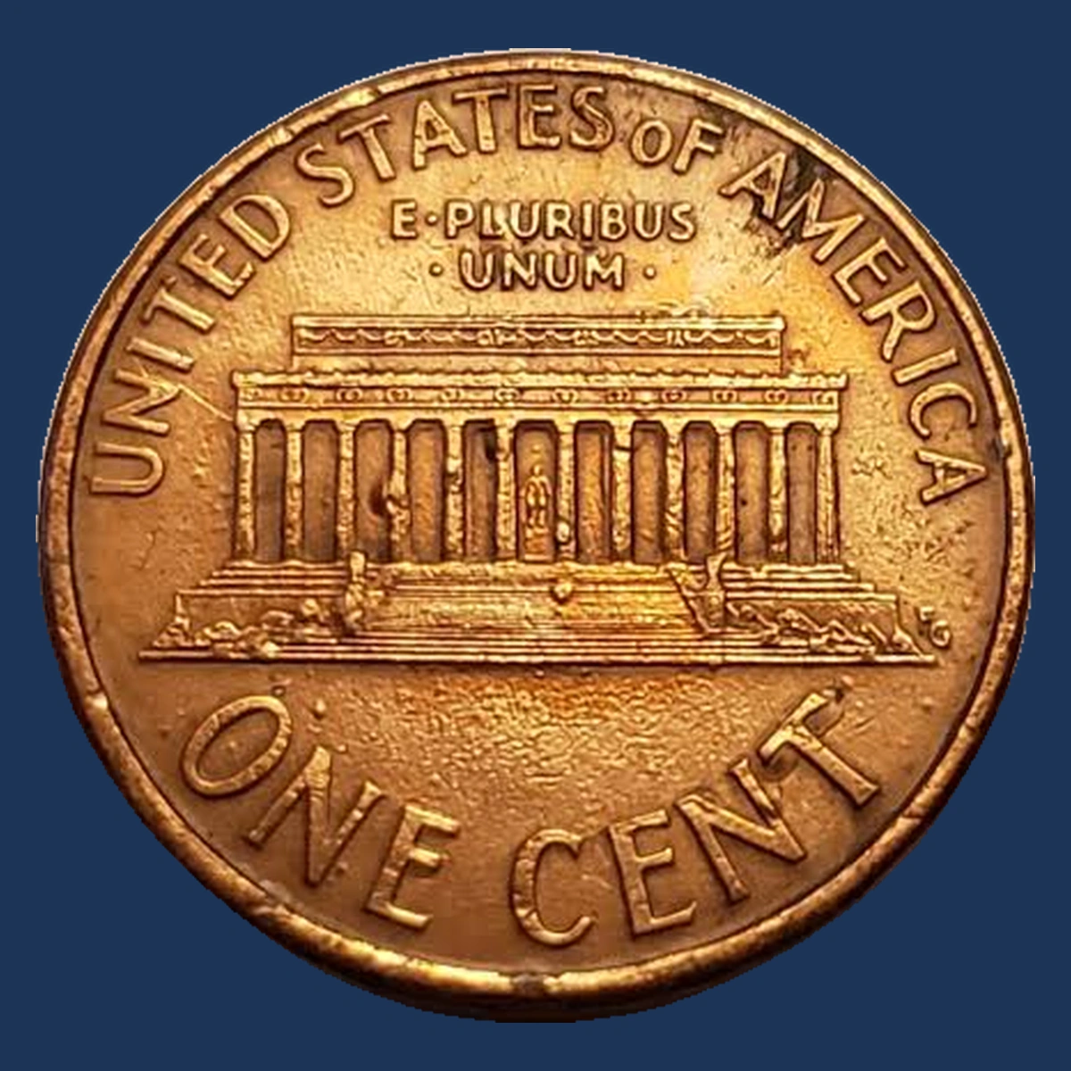 1993 Lincoln Cent (Modern): raised copper-plating blisters