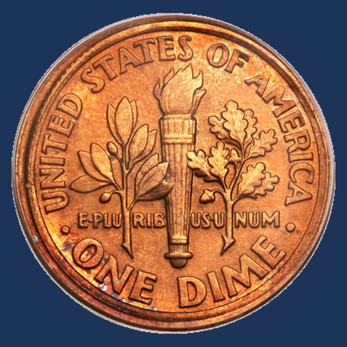 1993 Lincoln Penny: Cent Obverse with Dime Reverse