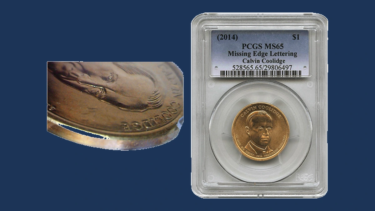 2014 Presidential Dollar: Missing Edge Lettering