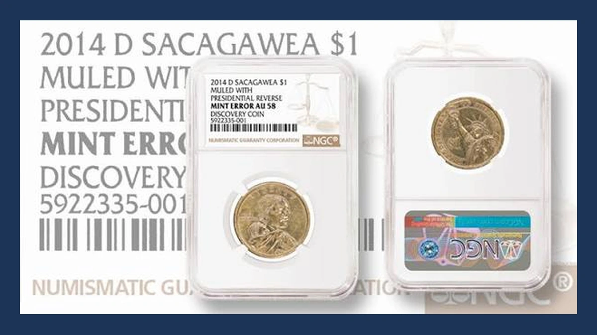 2014 Sacagawea Dollar: Mismatched Obverse and Reverse Dies