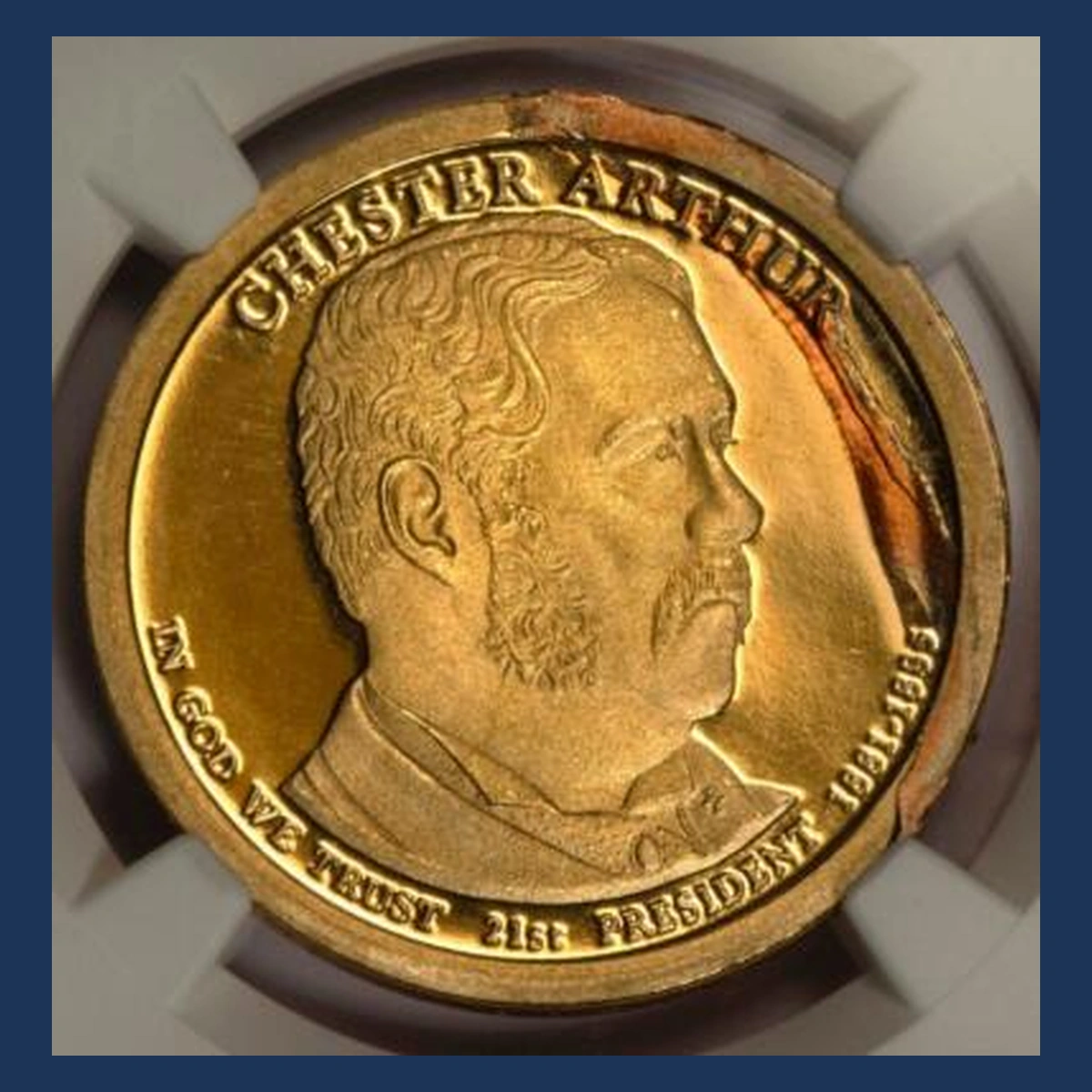 2012 Presidential Dollars: Struck Through