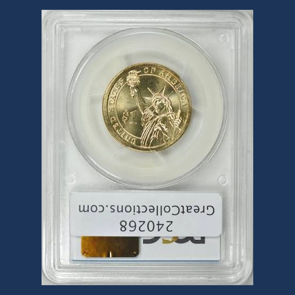 2012 Presidential Dollar: Missing Edge Lettering