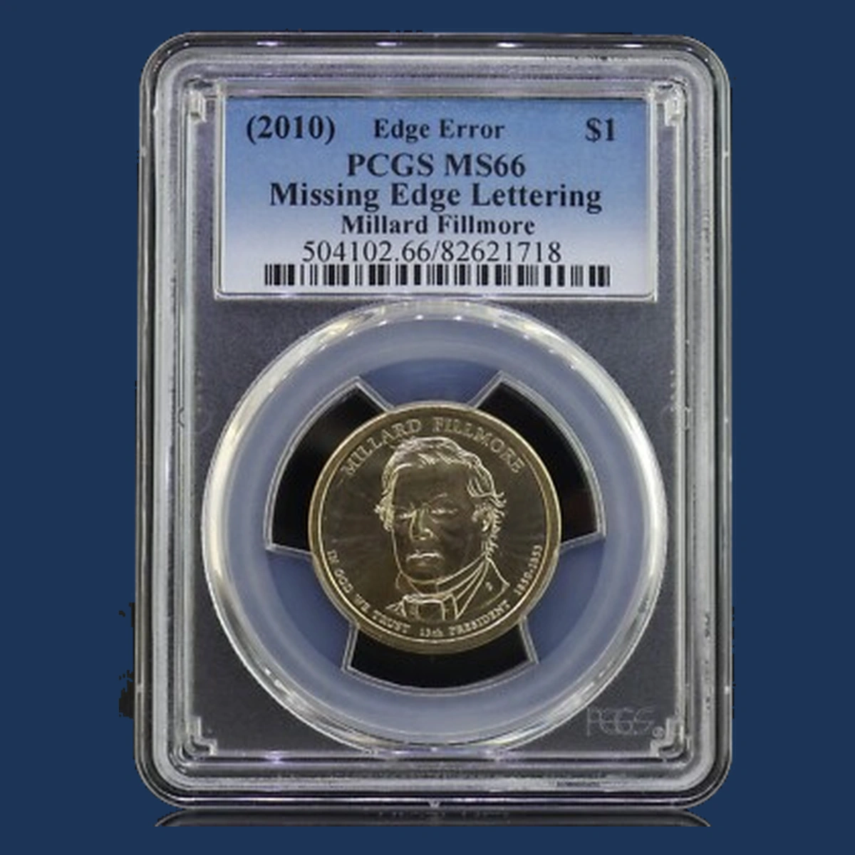 2010 Presidential Dollar: Missing Edge Lettering