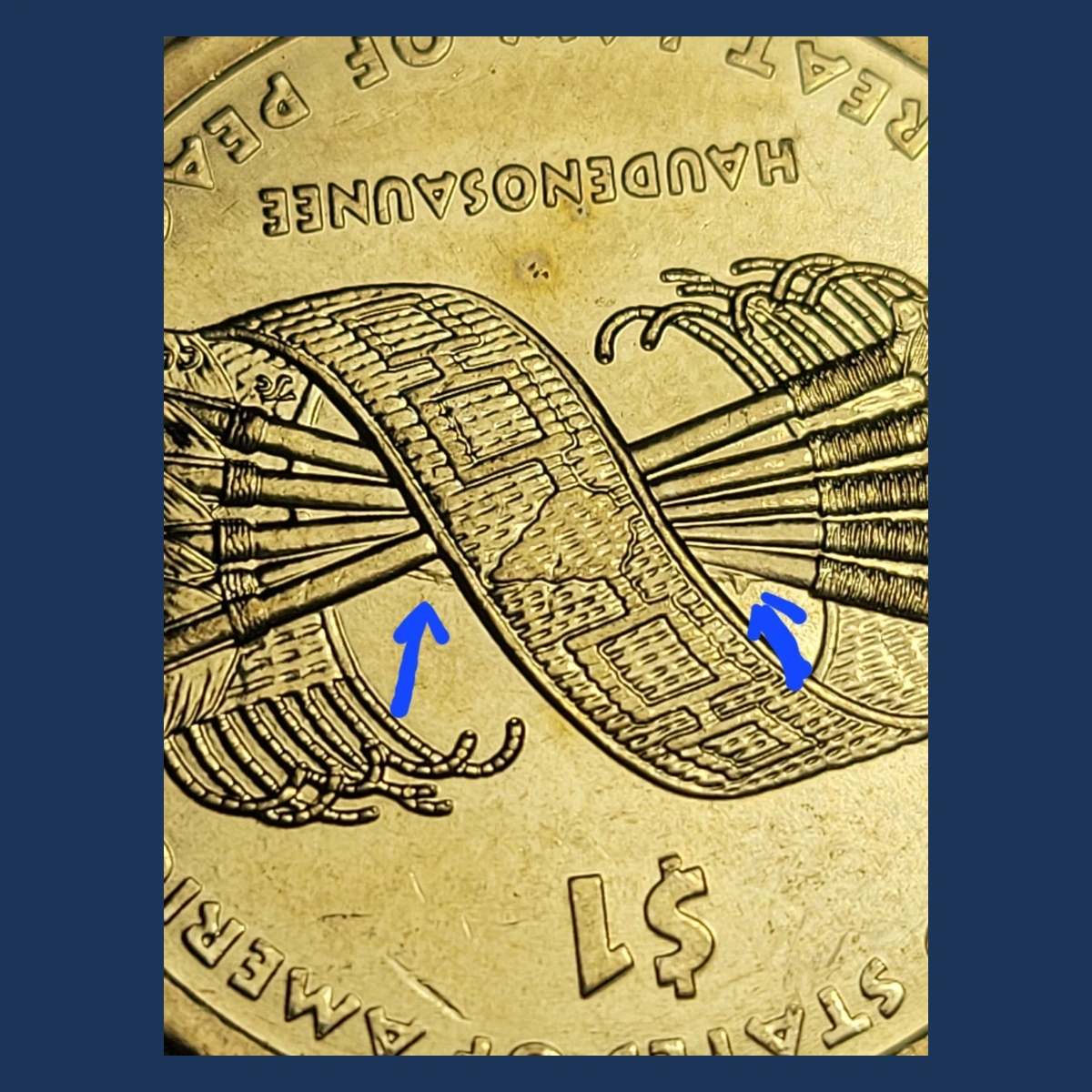 2010 Sacagawea Dollar: Die Crack / Die Chip