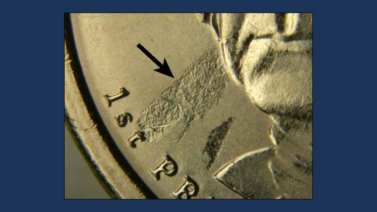 2007 Presidential Dollars: Struck Through