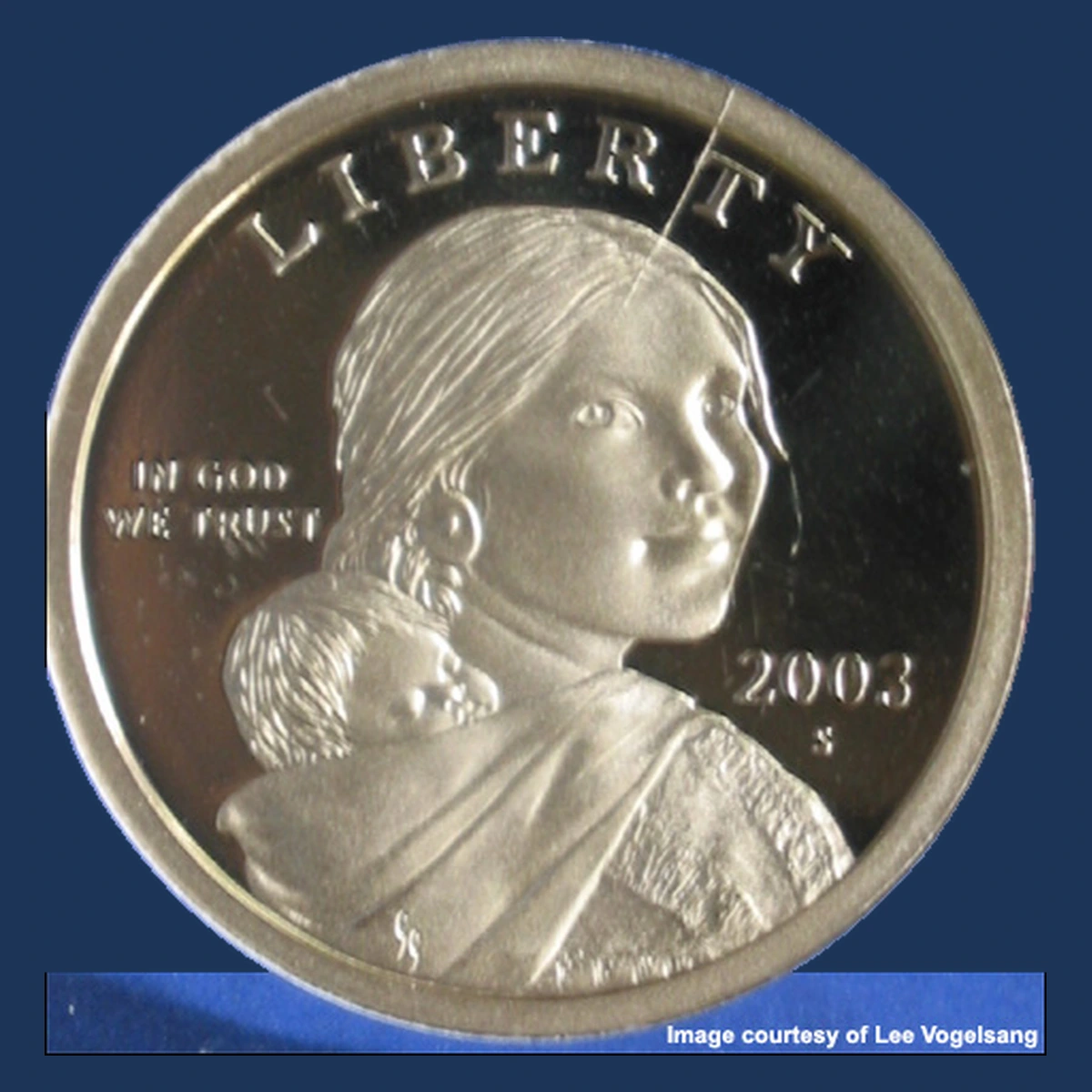 2003 Sacagawea Dollar: Die Crack / Die Chip