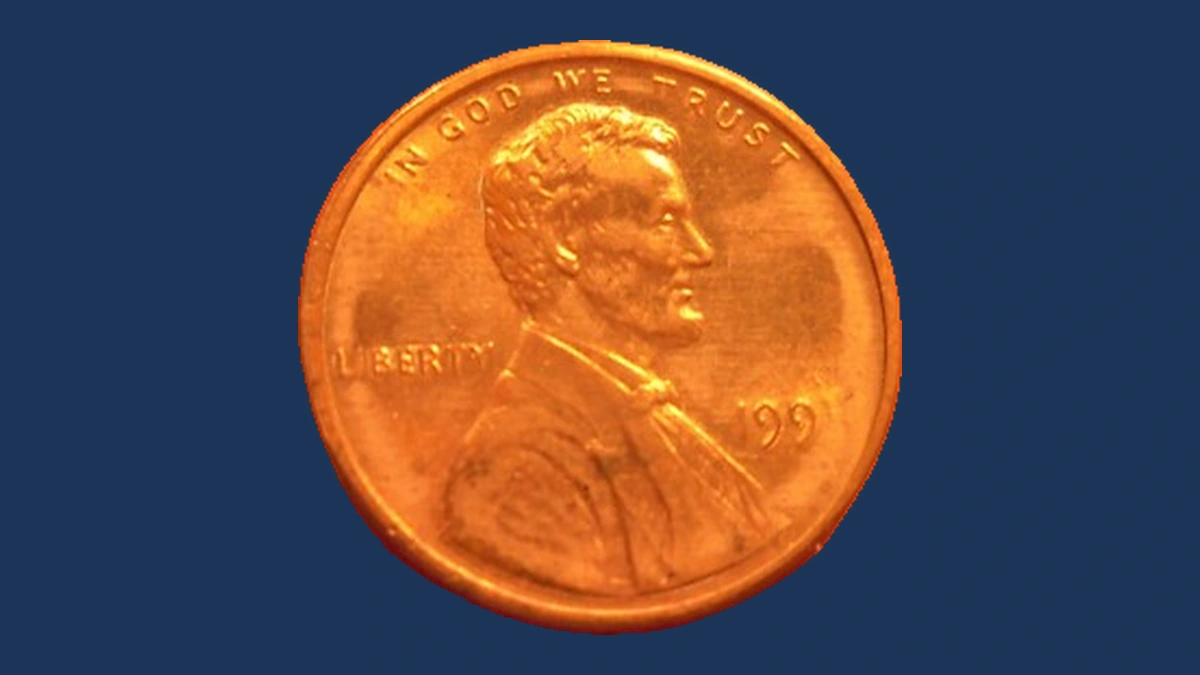 1991 Lincoln Penny: Struck-Through Error