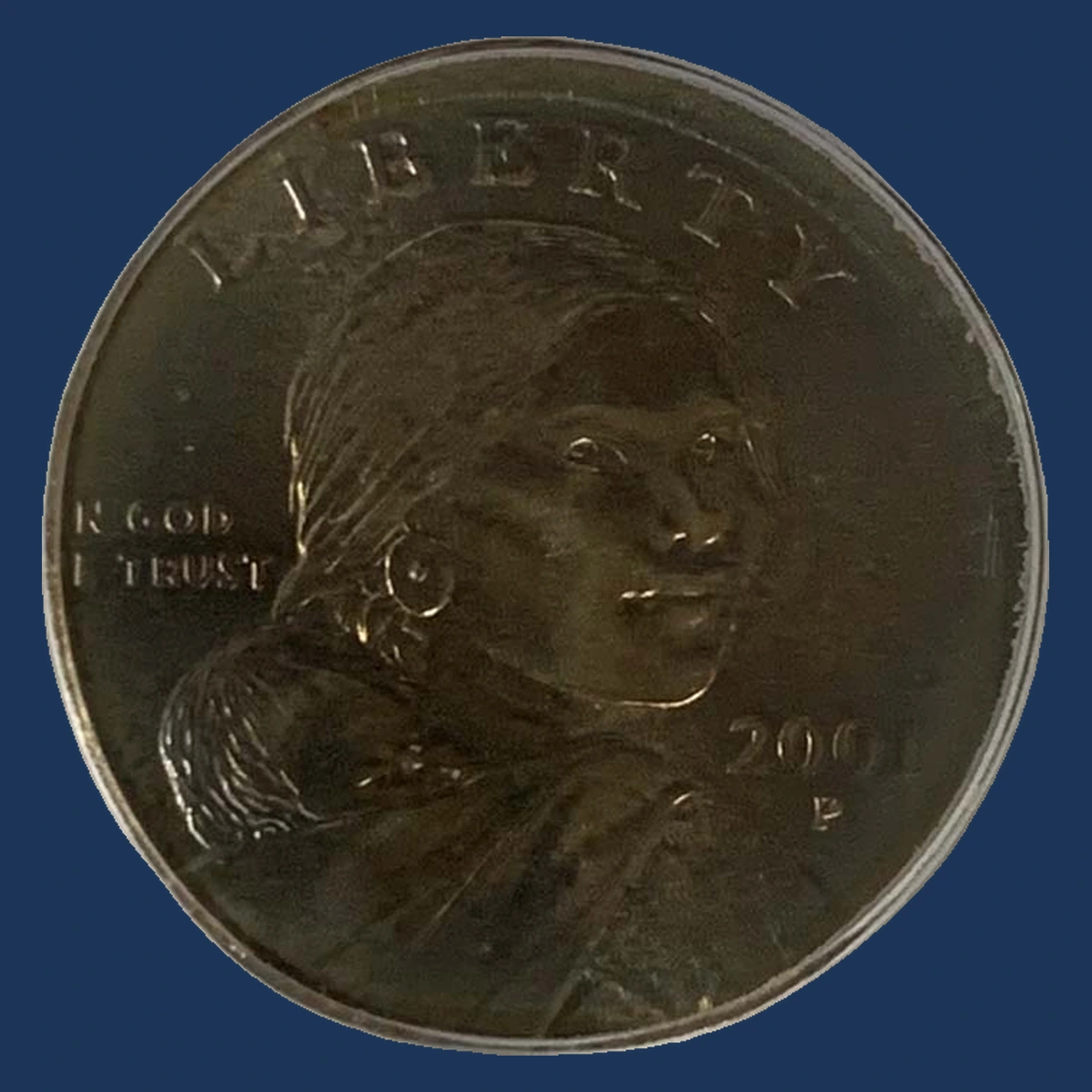 2001 Sacagawea Dollar: Wrong Planchet / Off-Metal Strike