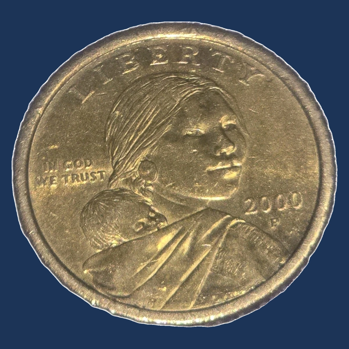 2000 Sacagawea Dollar: Partial Collar