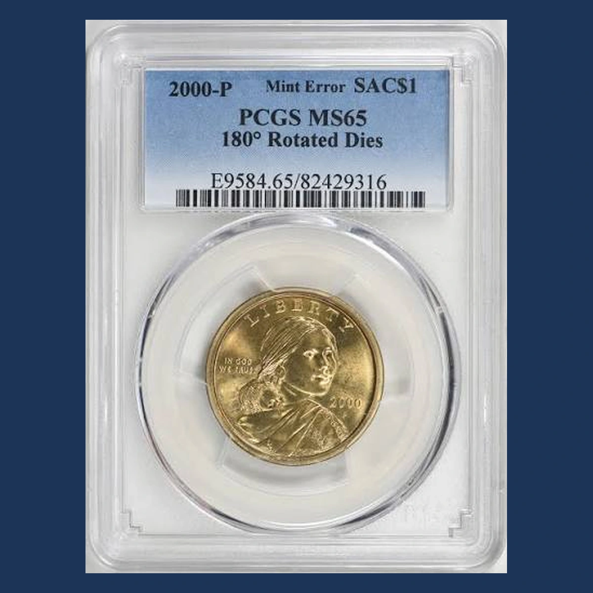 2000 Sacagawea Dollar: Rotated Dies