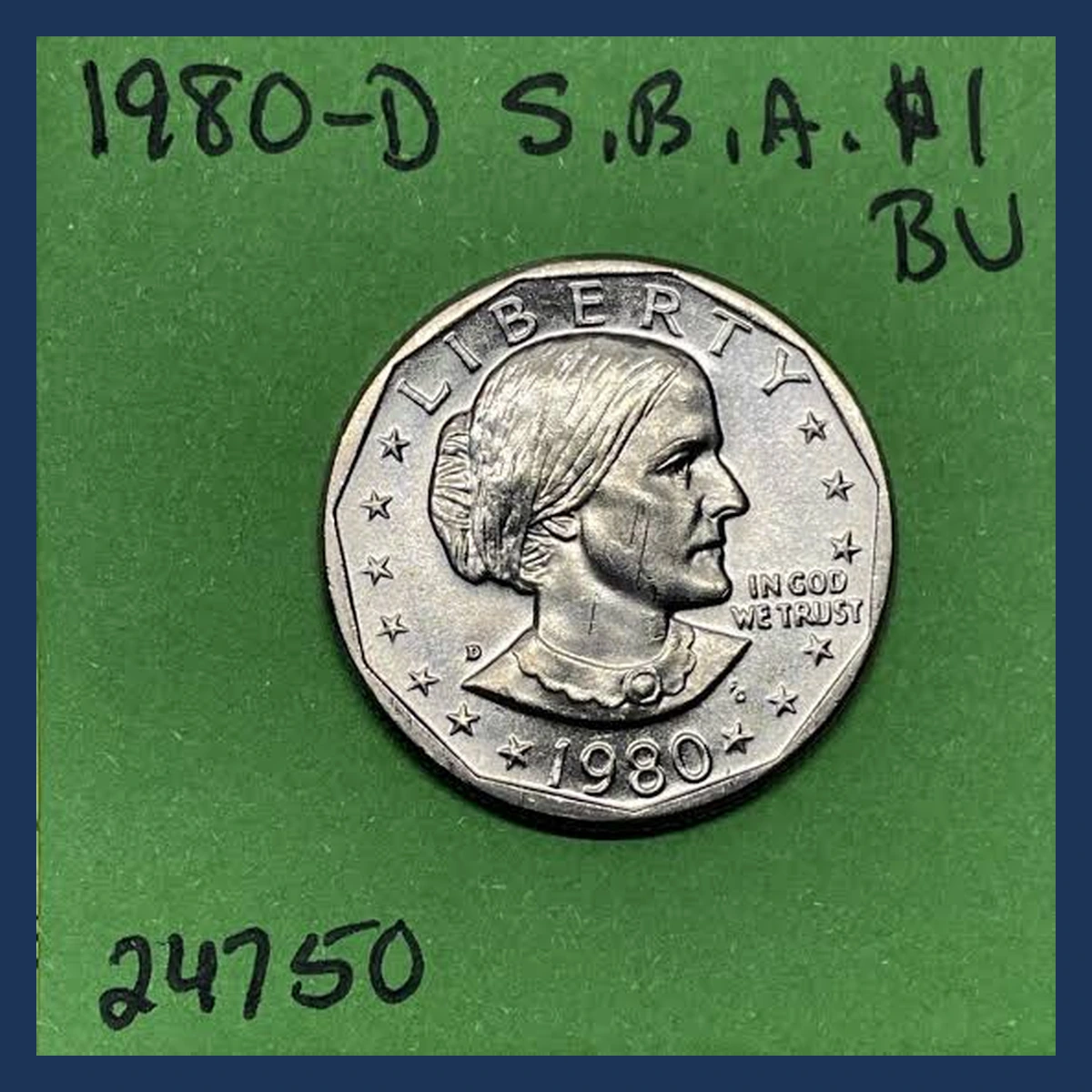 1980 Susan B. Anthony Dollar: Doubled Die Obverse