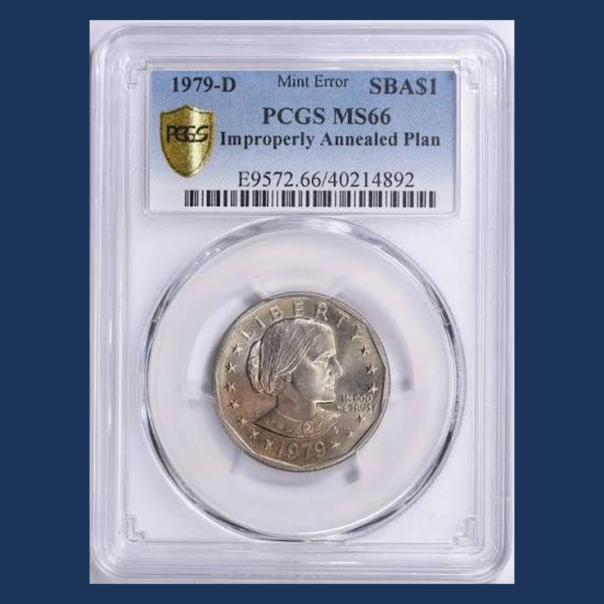 1979 Susan B. Anthony Dollar: Annealing Error
