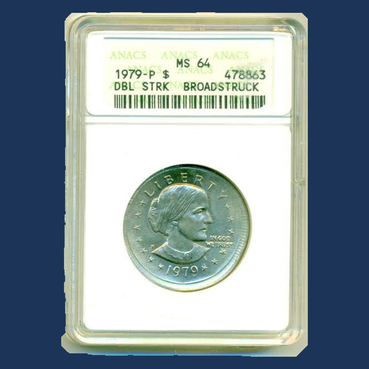 1979 Susan B. Anthony Dollar: Multiple Strike
