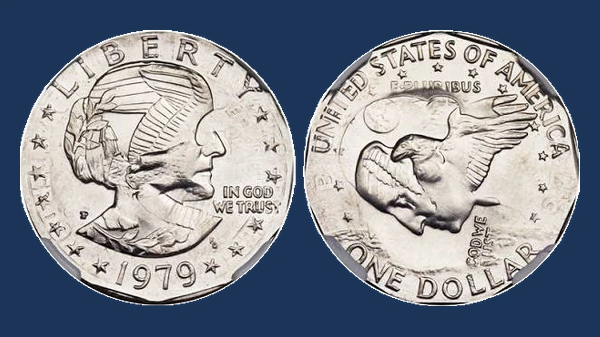 1979 Susan B. Anthony Dollar: Double-Denomination Strike