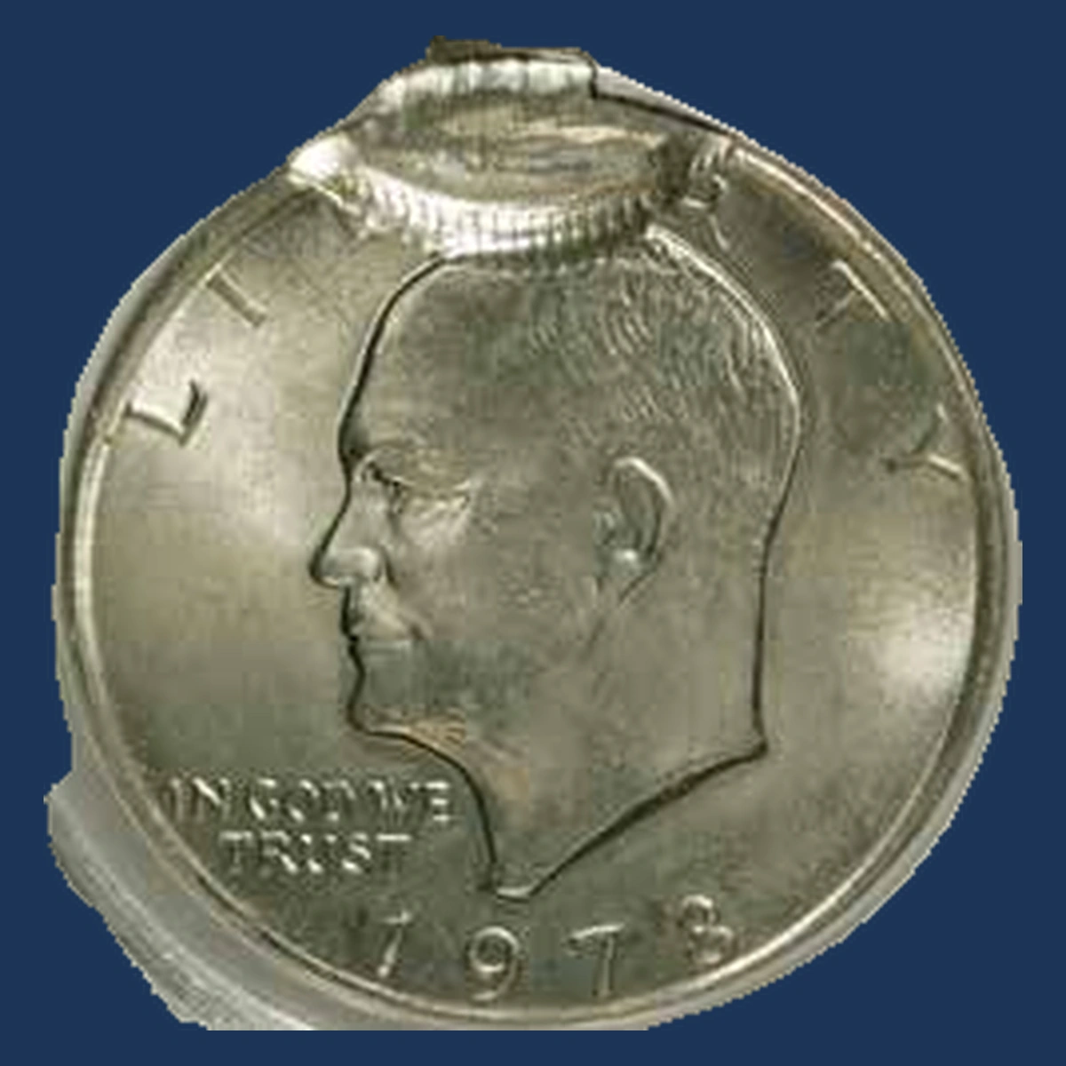 1978 Ike Dollar: Brockage