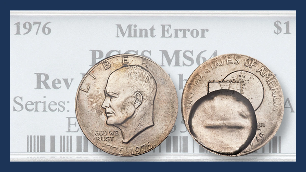 1976 Ike Dollar: Indent