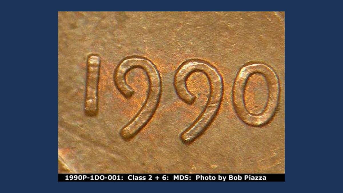 1990 Lincoln Penny: Doubled Die Obverse